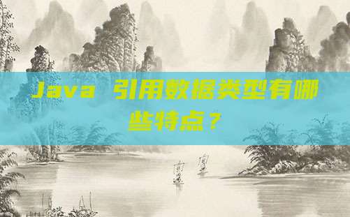 Java 引用数据类型有哪些特点？