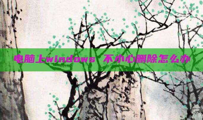 电脑上windows 不小心删除怎么办