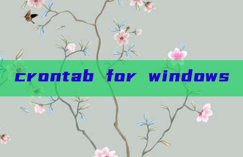 crontab for windows