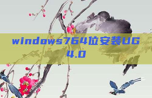 windows764位安装UG4.0