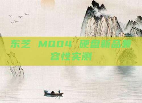 东芝 MQ04 硬盘新品兼容性实测