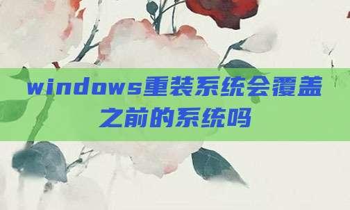 windows重装系统会覆盖之前的系统吗