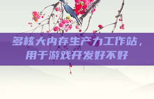 多核大内存生产力工作站，用于游戏开发好不好