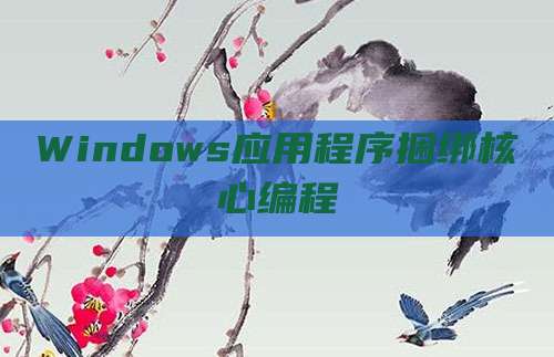 Windows应用程序捆绑核心编程